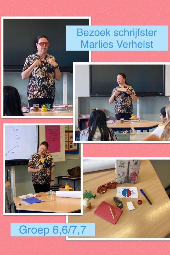 collage project beroepen schrijfster